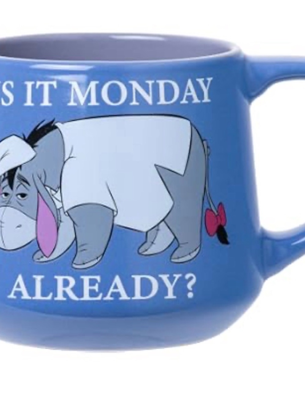 Winnie the Pooh Eeyore  Ceramic 18 oz  Coffee Mug - Sleepy Donkey Design